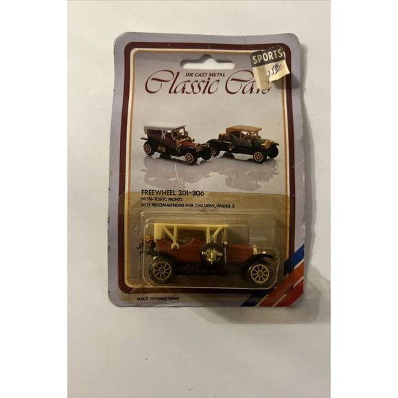 Emson Diecast Metal Classic Cars - Freewheel 301-306 - Picture 1 of 5